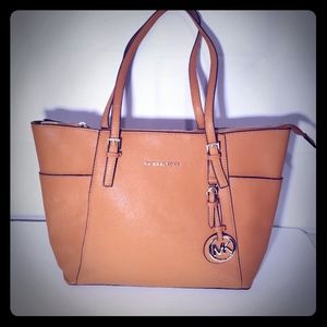 Michael Kors Brown Handbag Charlotte Tote